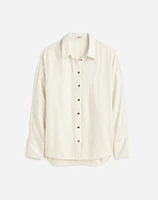 Heathered Flannel Dolman Button-Up Shirt | Madewell