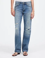 Madewell x Kaihara Denim Dean Easy Straight Jean Greenburg Wash |