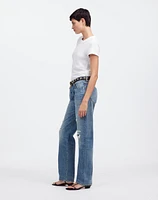 Madewell x Kaihara Denim Dean Easy Straight Jean Greenburg Wash |