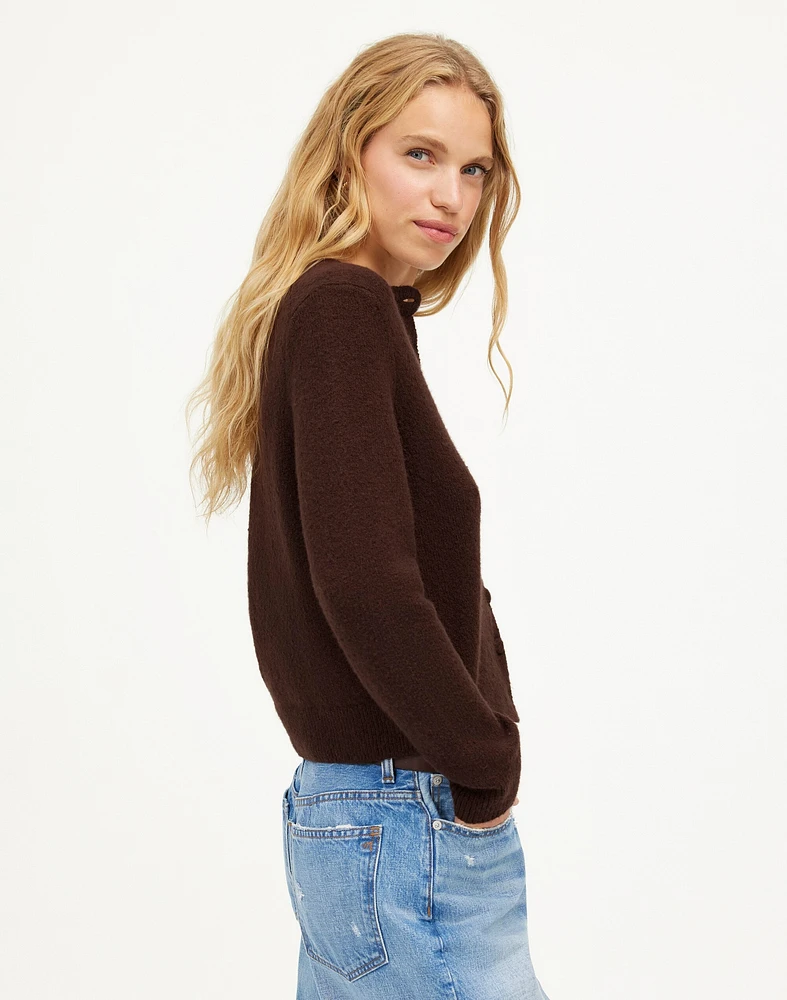 Cotton-Blend Cardigan | Madewell