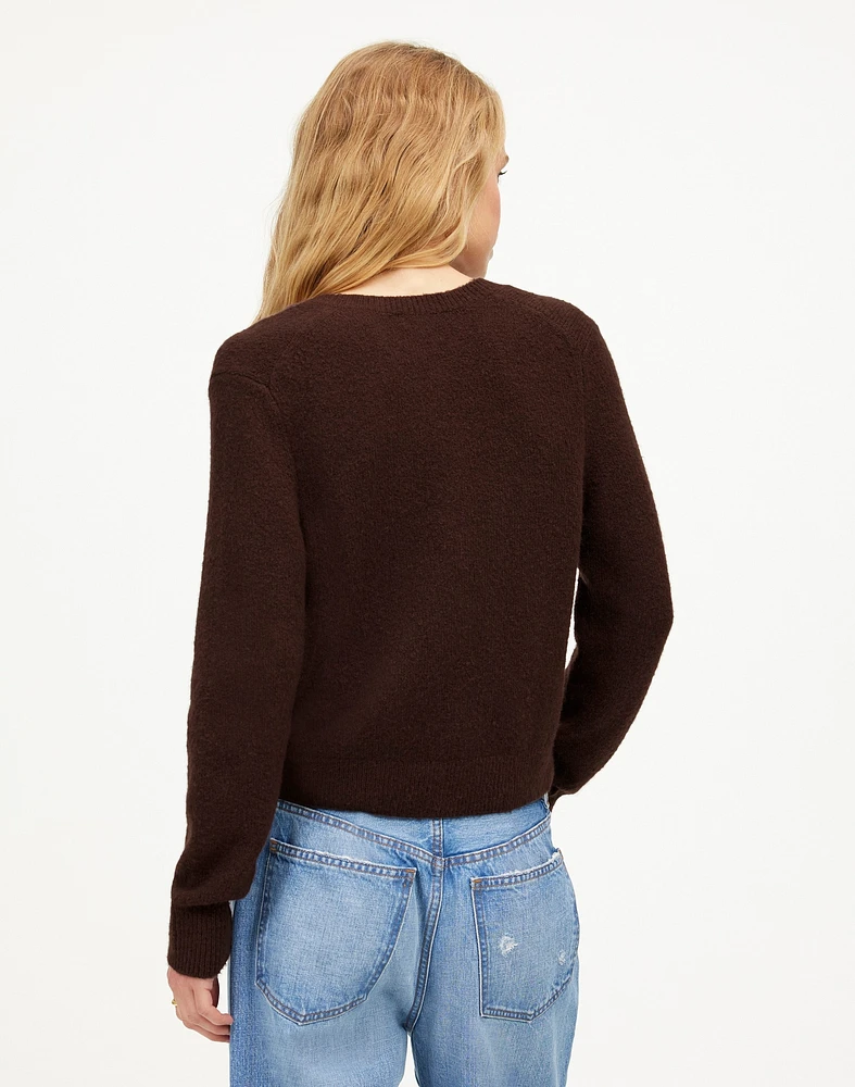 Cotton-Blend Cardigan | Madewell