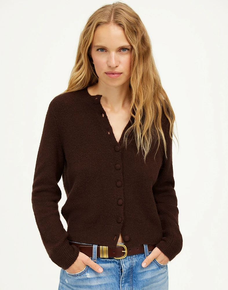 Cotton-Blend Cardigan | Madewell