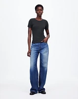 LESET Pointelle Slim-Fit Tee | Madewell