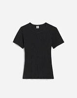 LESET Pointelle Slim-Fit Tee | Madewell