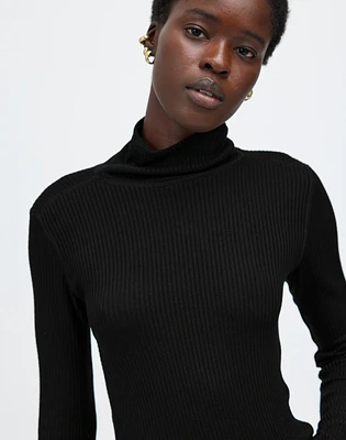 Ribbed Turtleneck Long-Sleeve Tee | Madewell