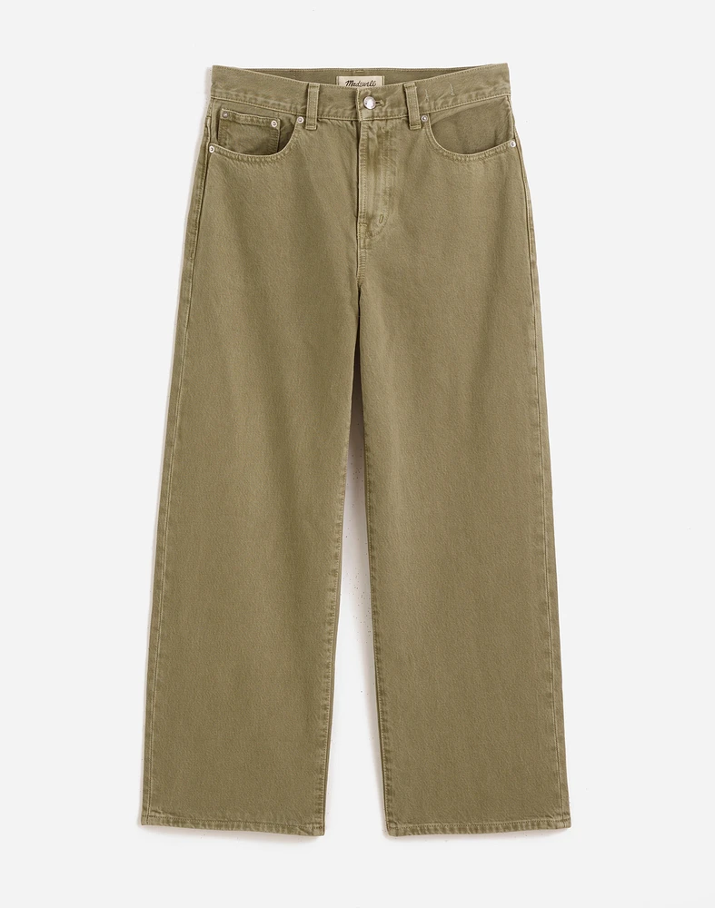 The Perfect Vintage Wide-Leg Crop Jean Garment Dye | Madewell