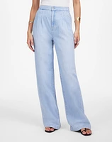 The Harlow Wide-Leg Denim Trouser Noll Wash: Airy Edition | Madewell