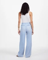 The Harlow Wide-Leg Denim Trouser Noll Wash: Airy Edition | Madewell