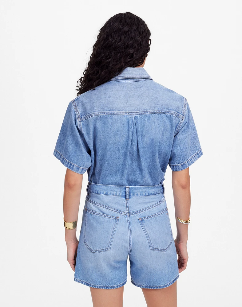 Drawstring Jean Short: Airy Denim Edition | Madewell