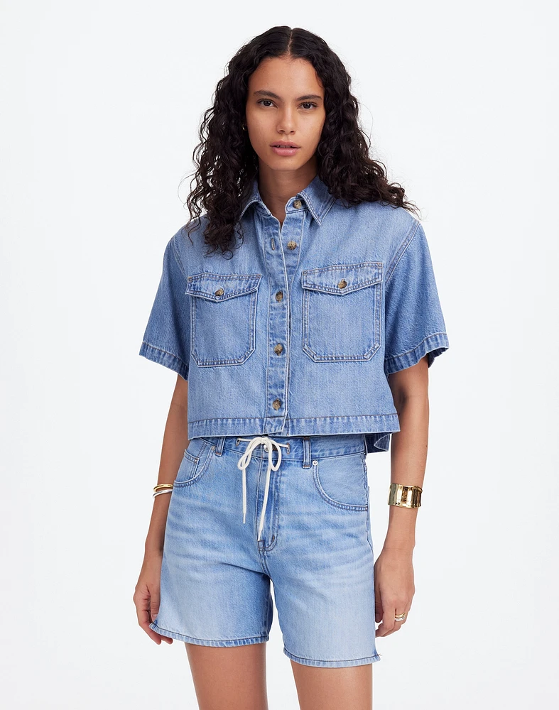 Drawstring Jean Short | Madewell