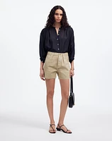 Pleated Low-Slung Denim Shorts: Airy Edition | Madewell