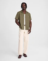 Camp Collar Short-Sleeve Shirt Everyday Twill | Madewell