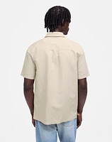 Button-Up Short-Sleeve Shirt Cotton-Linen Blend | Madewell