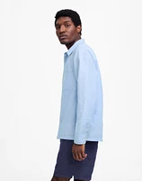 Button-Up Shirt Cotton-Linen Blend | Madewell
