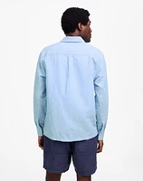 Button-Up Shirt Cotton-Linen Blend | Madewell