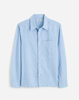 Button-Up Shirt Cotton-Linen Blend | Madewell
