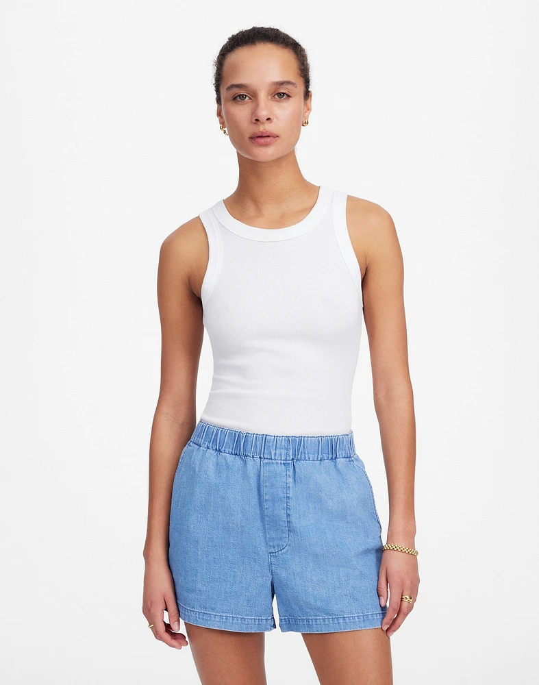 Denim Pull-On Shorts Marnie Wash | Madewell