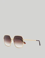 Oversized Rounded Square Sunglasses | Madewell