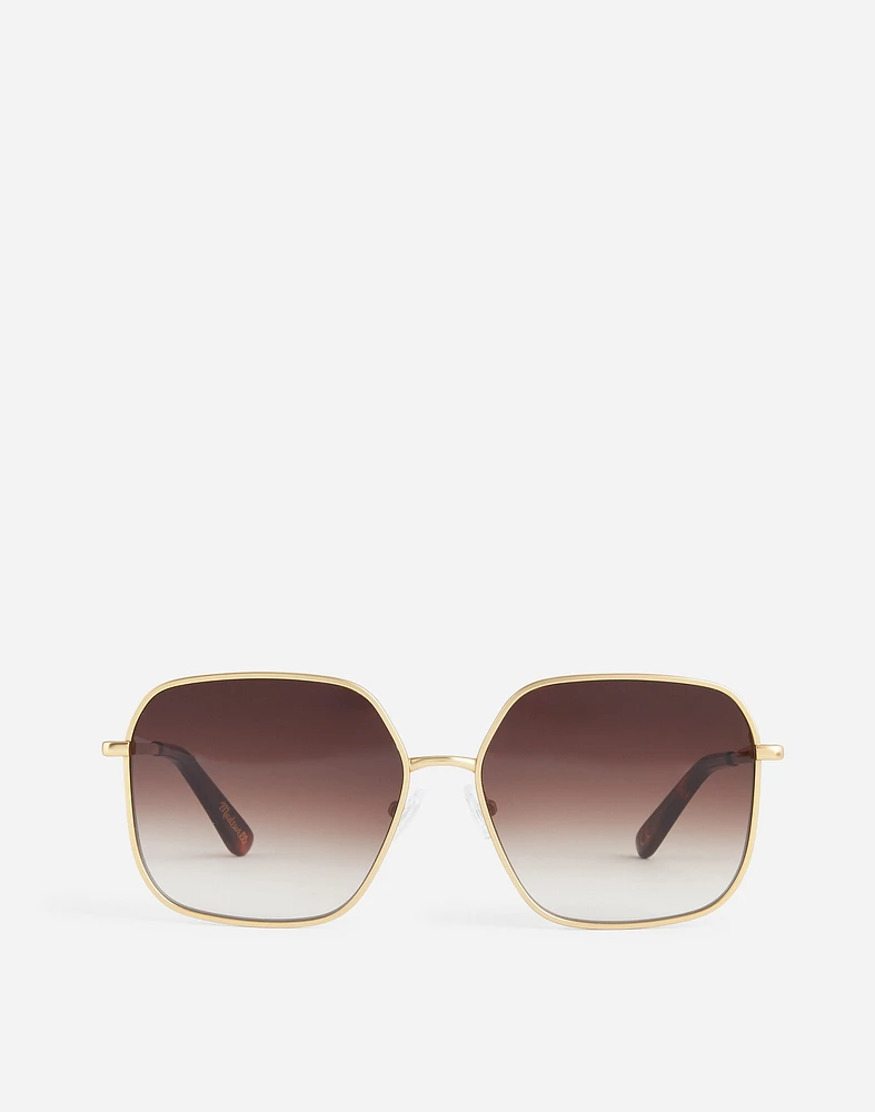 Oversized Rounded Square Sunglasses | Madewell