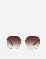 Oversized Rounded Square Sunglasses | Madewell