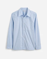 Straight-Hem Cotton Button-Up Shirt | Madewell