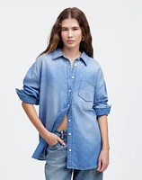 Denim Oversized Button-Up Shirt Marnie Wash | Madewell