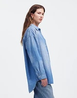 Denim Oversized Button-Up Shirt Marnie Wash | Madewell