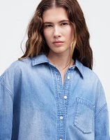 Denim Oversized Button-Up Shirt Marnie Wash | Madewell