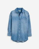 Denim Oversized Button-Up Shirt Marnie Wash | Madewell