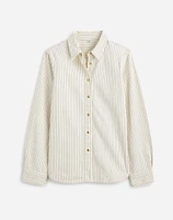 Denim Classic Button-Up Shirt Pinstripe | Madewell