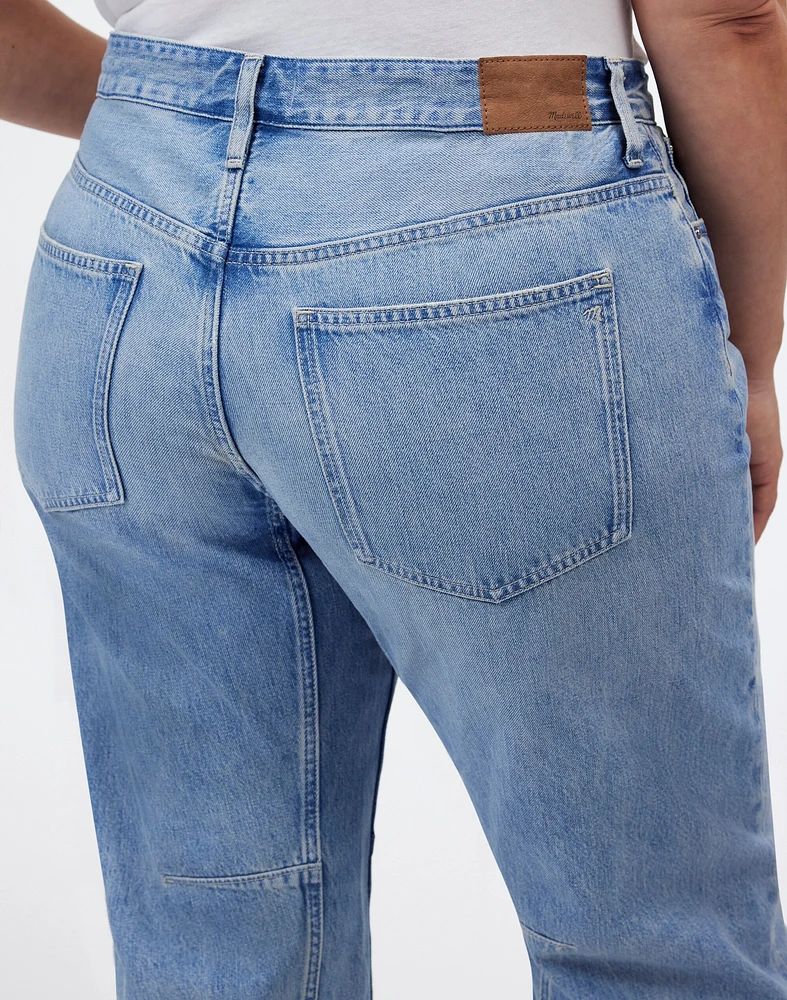 The Plus Darted Barrel-Leg Jean Edmonson Wash | Madewell