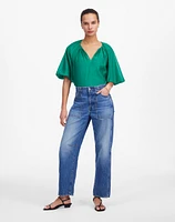 Bubble-Sleeve Top | Madewell