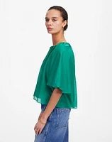 Bubble-Sleeve Top | Madewell