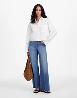 Straight-Hem Shirt Linen-Cotton | Madewell