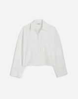 Straight-Hem Shirt Linen-Cotton | Madewell