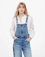 Denim Relaxed Carpenter Overalls Lewisberg Wash | Madewell