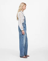 Denim Relaxed Carpenter Overalls Lewisberg Wash | Madewell