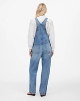 Denim Relaxed Carpenter Overalls Lewisberg Wash | Madewell