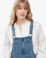 Denim Relaxed Carpenter Overalls Lewisberg Wash | Madewell