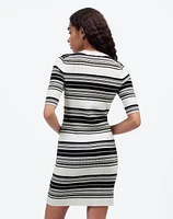 Henley Sweater Mini Dress Stripe | Madewell