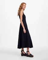 Seamed Squareneck Midi Dress | Madewell