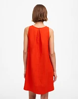 Mini Shift Dress Linen | Madewell