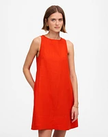 Mini Shift Dress Linen | Madewell