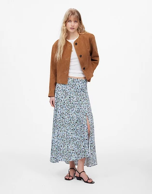 Midi Slip Skirt Floral | Madewell