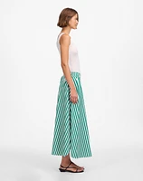 Poplin Midi Skirt Stripe | Madewell