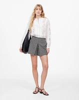 Gingham Mini Skort | Madewell