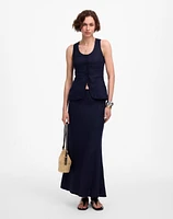 Linen Maxi Slip Skirt | Madewell