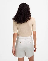 The Drapey Twill Pleated Short | Madewell