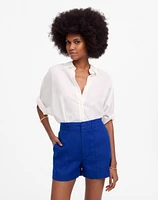 Pintucked Shorts 100% Linen | Madewell