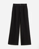 The Zoe Relaxed Wide Pant 100% Linen | Madewell